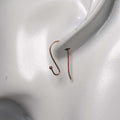 Ear Wire Kidney Shape with 2mm Ball - Hypoallergenic - Sold by Dozen EW5014
