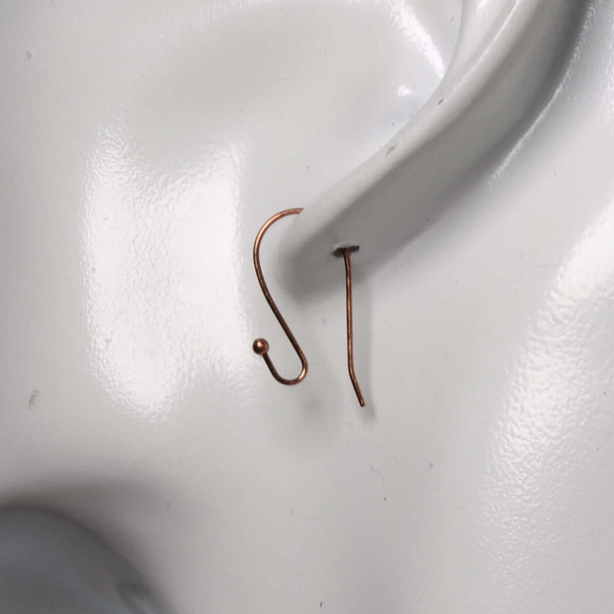 Ear Wire Kidney Shape with 2mm Ball - Hypoallergenic - Sold by Dozen EW5014