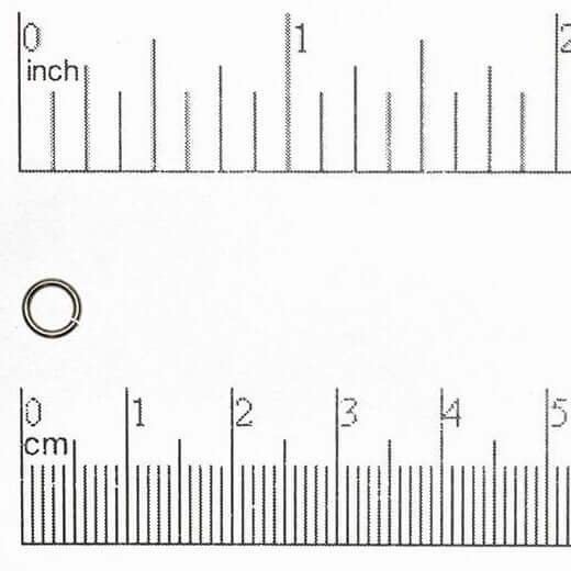 Jump Ring - 6mm 21 Gauge Sold in 25 Gram Packages (Approx. 387pcs)