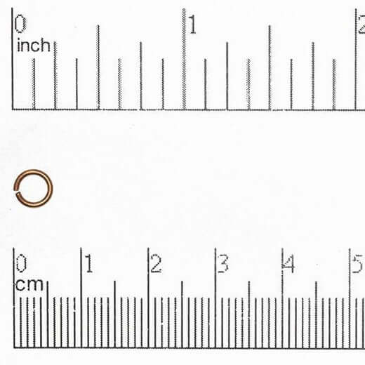 Jump Ring - 6mm 21 Gauge Sold in 25 Gram Packages (Approx. 387pcs)