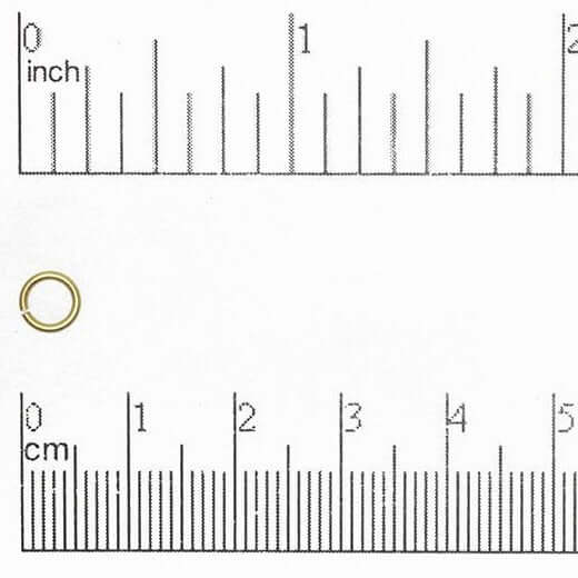 Jump Ring - 6mm 21 Gauge Sold in 25 Gram Packages (Approx. 387pcs)