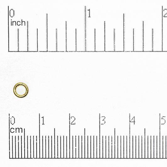 4.75mm 18 Gauge Closed Soldered Rings - Multiple Finishes - Made of Brass - Sold by the Gross - SOL/R4