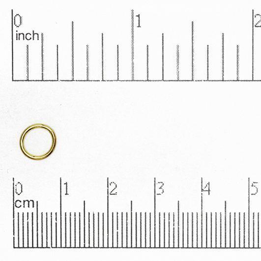 8mm 18 Gauge Closed Soldered Rings - Multiple Finishes - Made from Brass - Sold by the Gross - SOL/R8