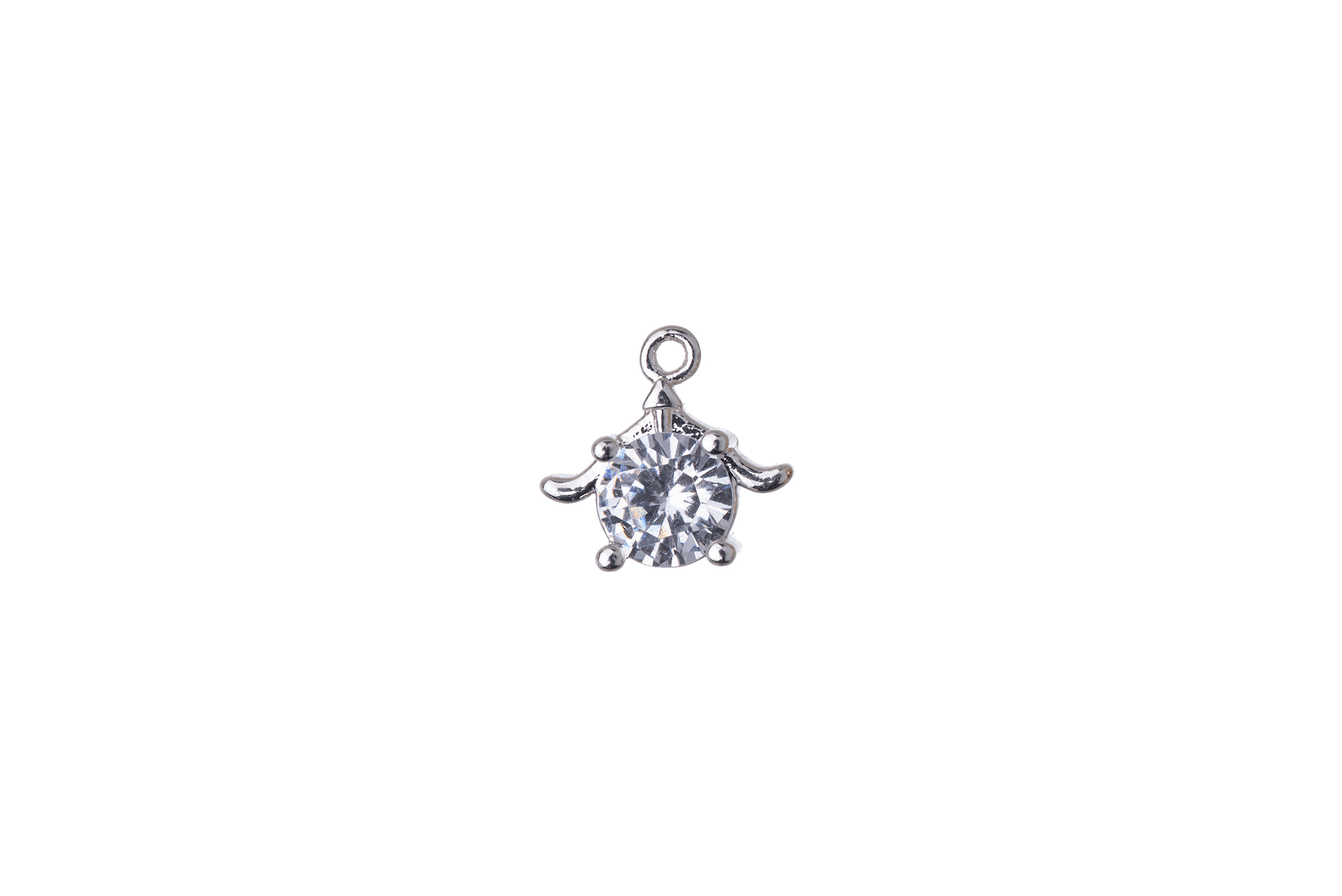 Sea Turtle Cubic Zirconia Charm Sold by the Piece - K120