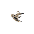 14.5mm x 11.75mm Swallow Bird Charm - Made of Plated Zinc - Sold Individually - K126