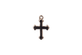 18.5mm x 12.5mm Religious Cross Charm - Made of plated zinc - Sold individually - K127