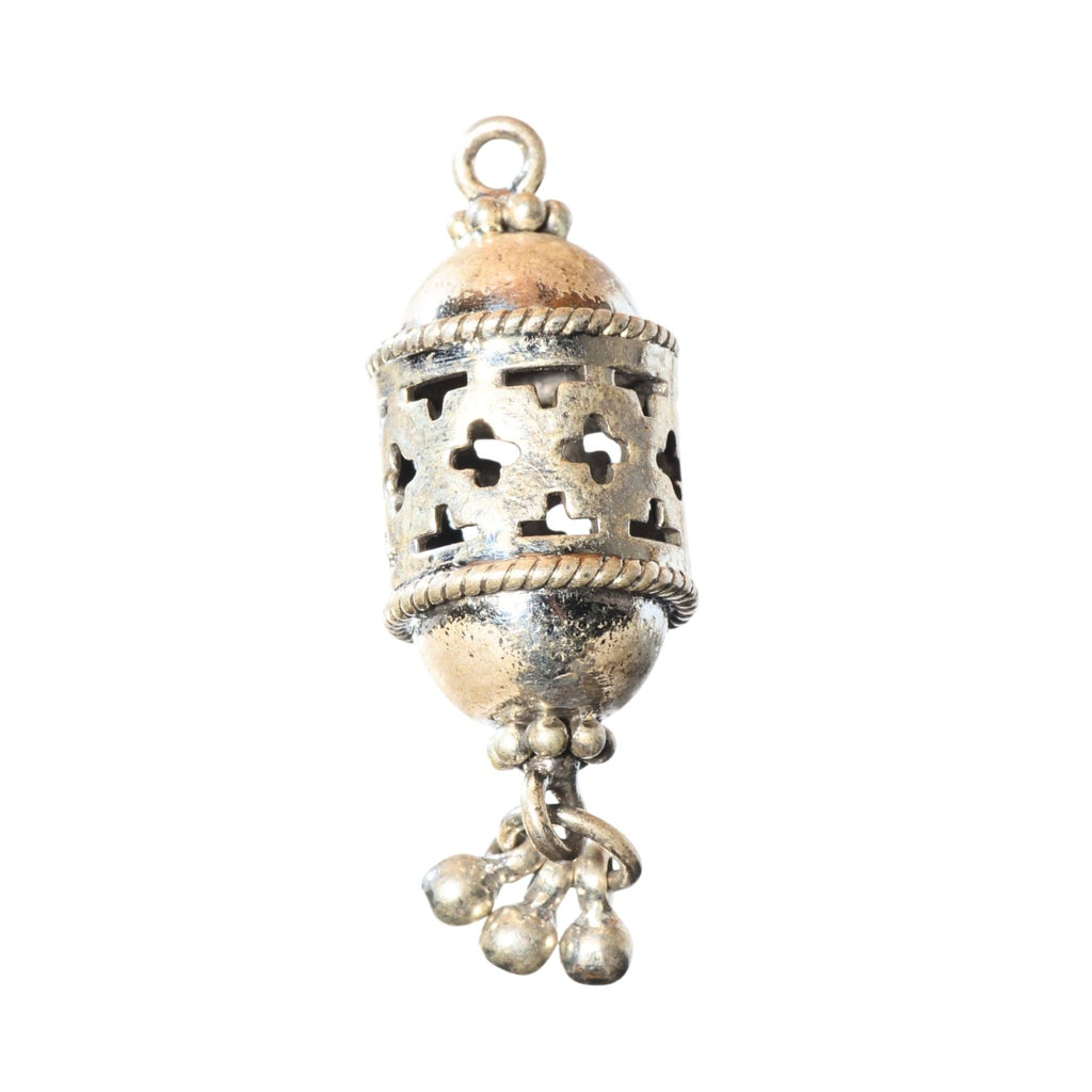 Sterling Silver Ornate Dangle Charm – 35mm