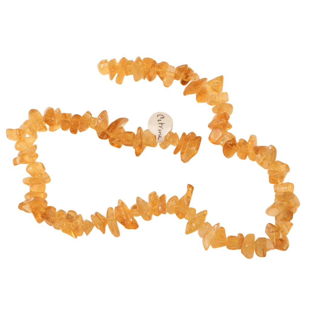 4–10mm Citrine Chip Beads, Approximately 90-Bead Strand