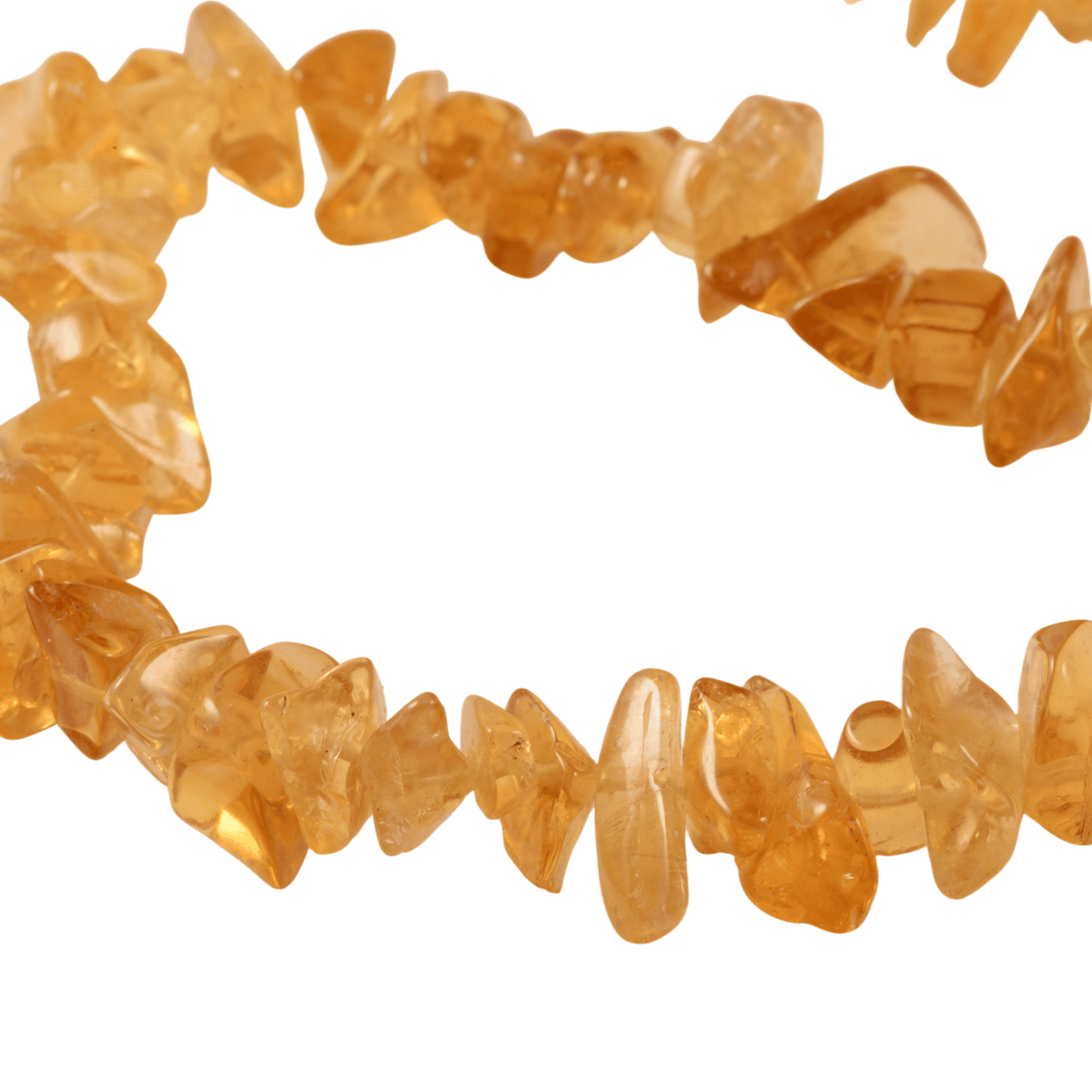 4–10mm Citrine Chip Beads, Approximately 90-Bead Strand