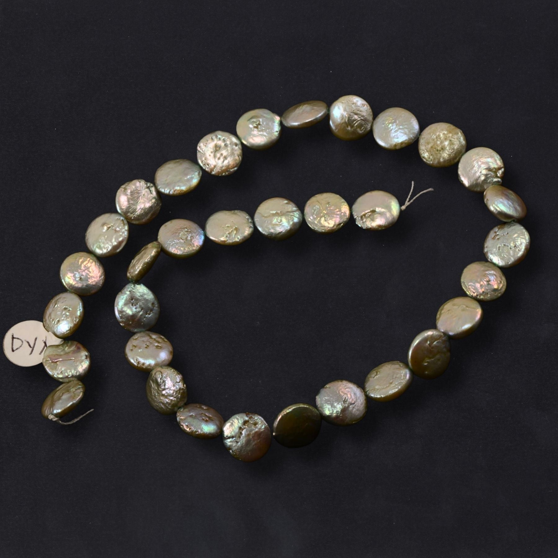 Large Coin Freshwater Pearls – Approx. 12mm – Full Strand