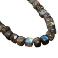 Labradorite Cube Beads – Faceted – Approx. 6mm – Full Strand