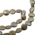 Large Coin Freshwater Pearls – Approx. 12mm – Full Strand