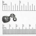 27mm Baseball with Glove Charm - Made of Pewter - Sold Individually - CBS2274