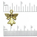 20mm x 24mm Gold or Pewter Opened Arms Angel Charm - CBS2872