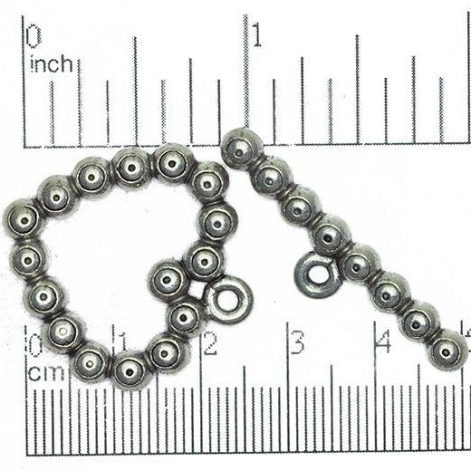 Heart 30mm x 30.5mm Bar 38mm Toggle Clasp Gold or Pewter sold by the Piece - CBS3704