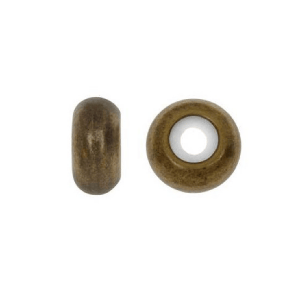 8mm x 4mm Large String-On Clasp - With 2.5mm Silicone Grommet - Sold by the Piece - Multiple Finishes - SOC4