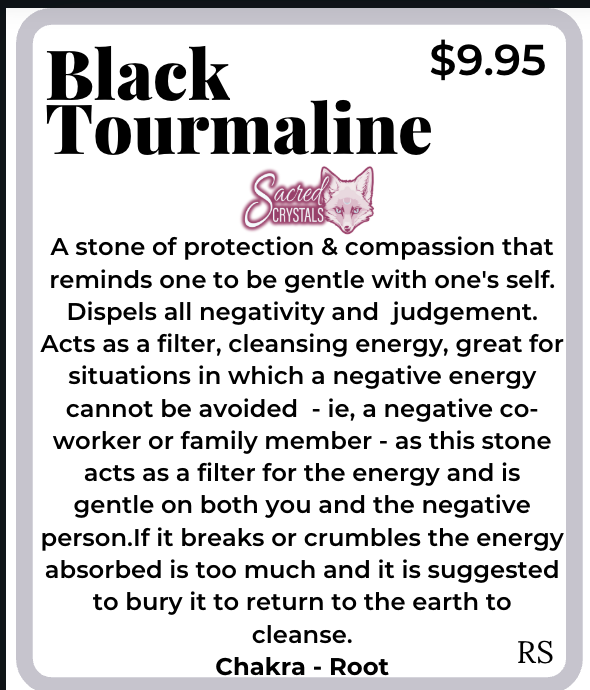 Rough Black Tourmaline – Raw Stone from India