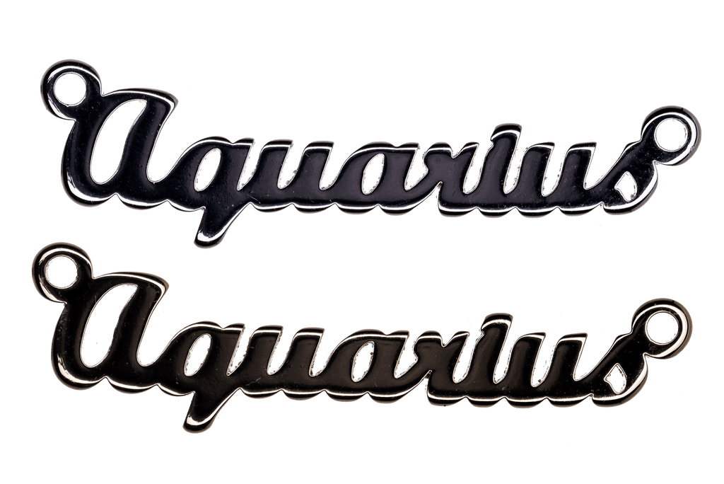 Sign of the Zodiac Charm Laser Cut Brass with 2 Loops - Z1