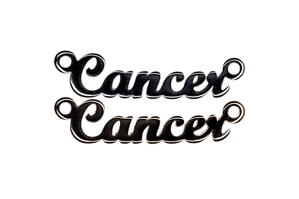 Sign of the Zodiac Charm Laser Cut Brass with 2 Loops - Z1