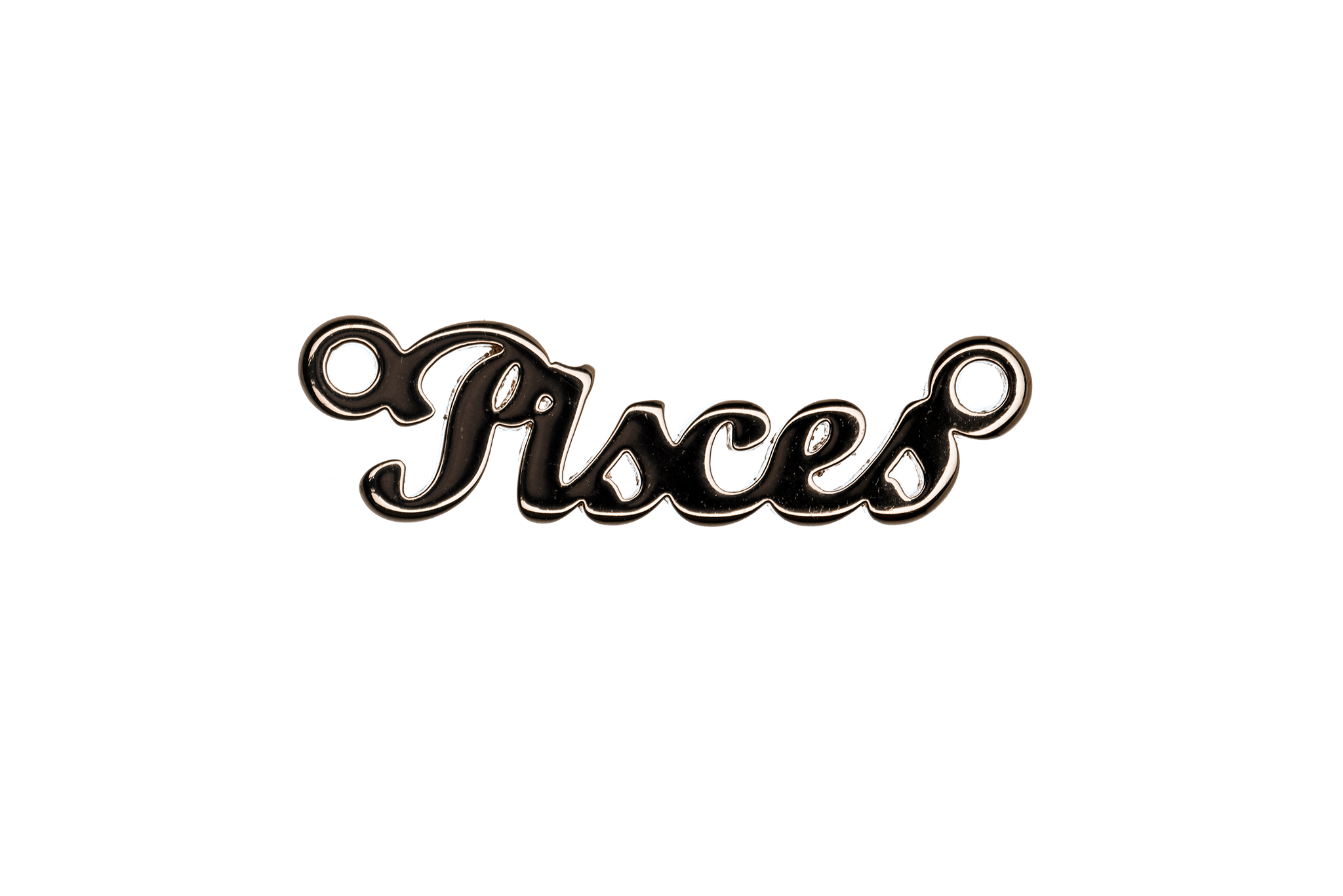 Sign of the Zodiac Charm Laser Cut Brass with 2 Loops - Z1