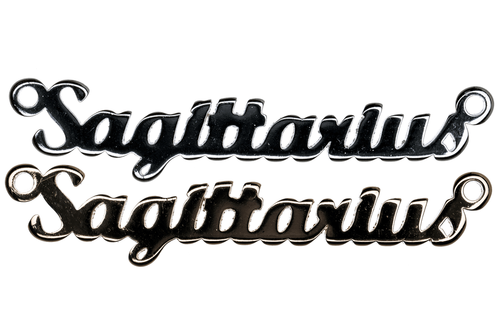 Sign of the Zodiac Charm Laser Cut Brass with 2 Loops - Z1