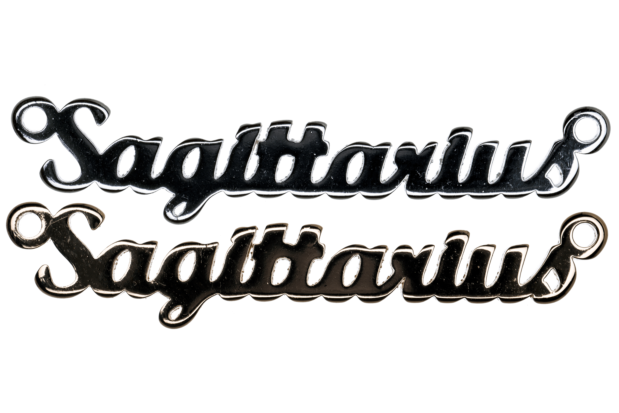 Sign of the Zodiac Charm Laser Cut Brass with 2 Loops - Z1