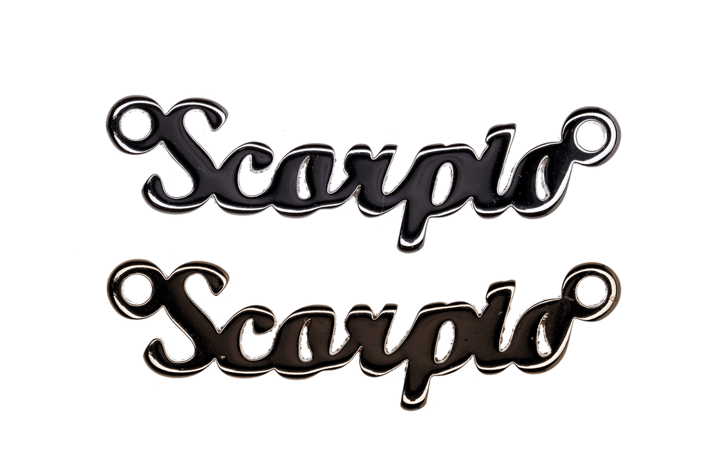 Sign of the Zodiac Charm Laser Cut Brass with 2 Loops - Z1