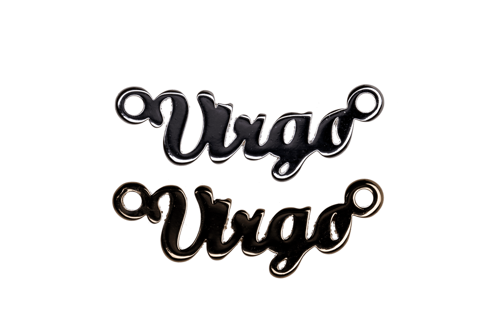 Sign of the Zodiac Charm Laser Cut Brass with 2 Loops - Z1