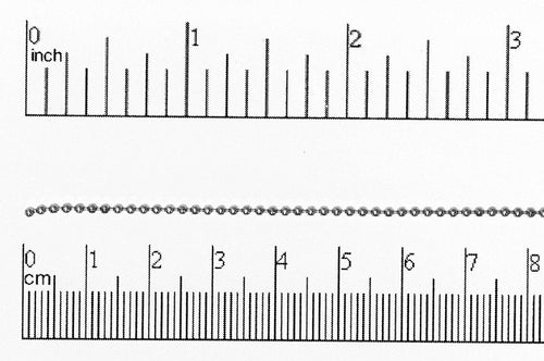 1.5mm Stainless Steel Ball Chain – Sold by the Foot | CH-135SS