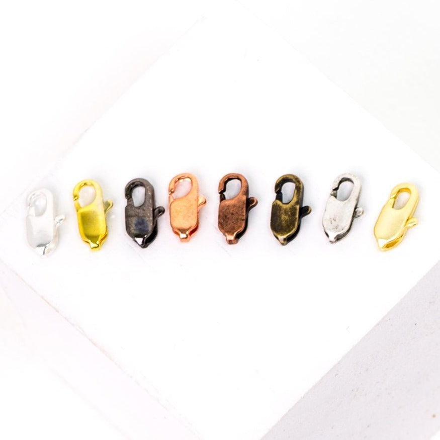 Lobster Claw Clasp Size XS - Measures 10mm x 4mm - Available in Many Finishes - Sold Individually - C601.