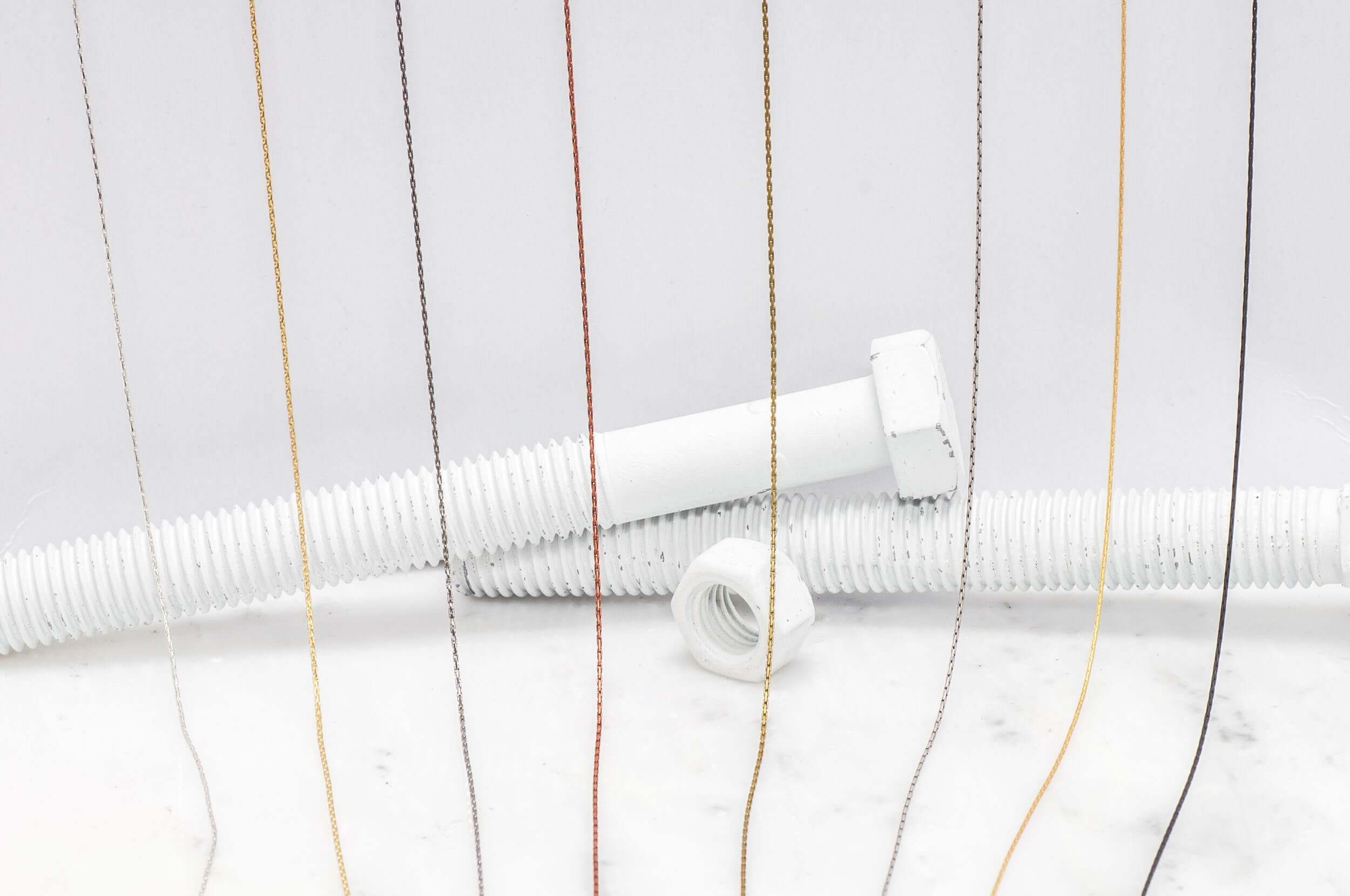 0.7mm Beading Snake Chain - Available in Various Colors - Sold by the Foot | CH 2350