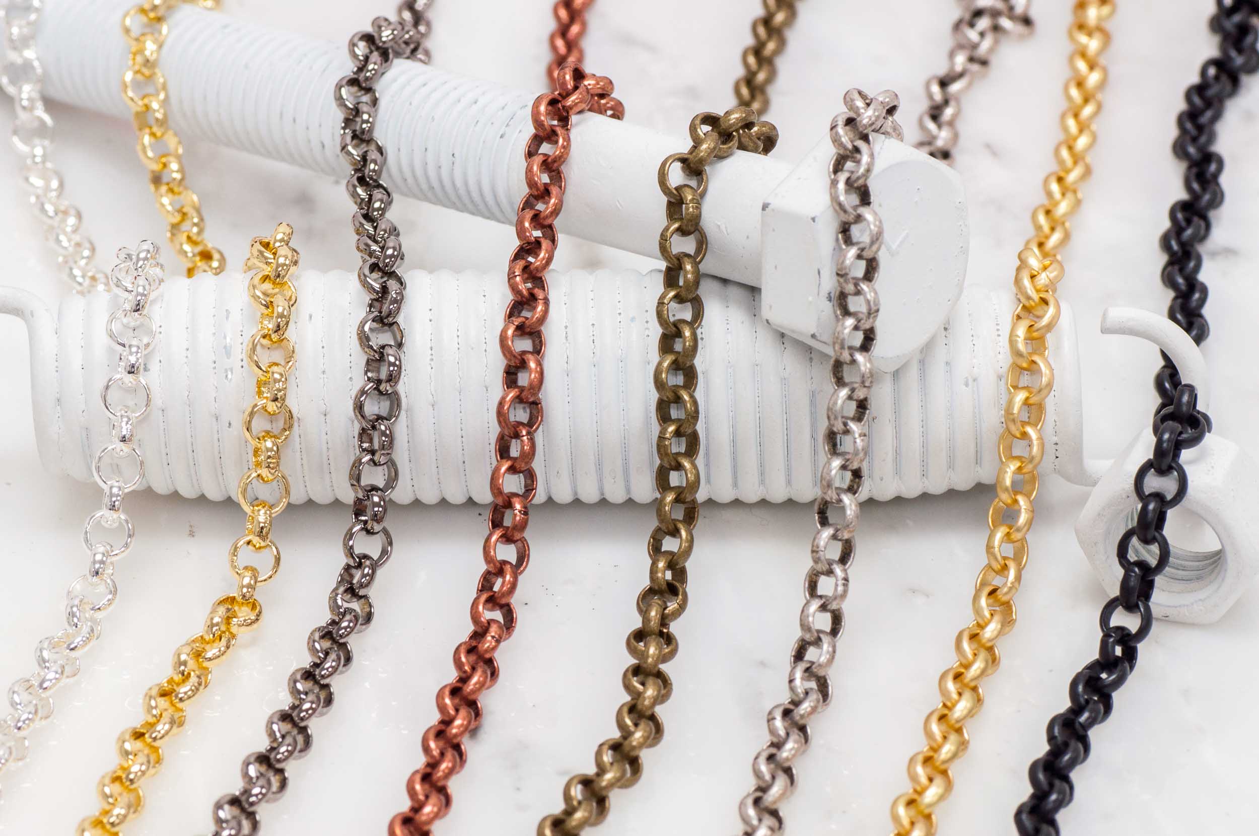 6mm Rolo Chain Sold by The Foot - CH 823