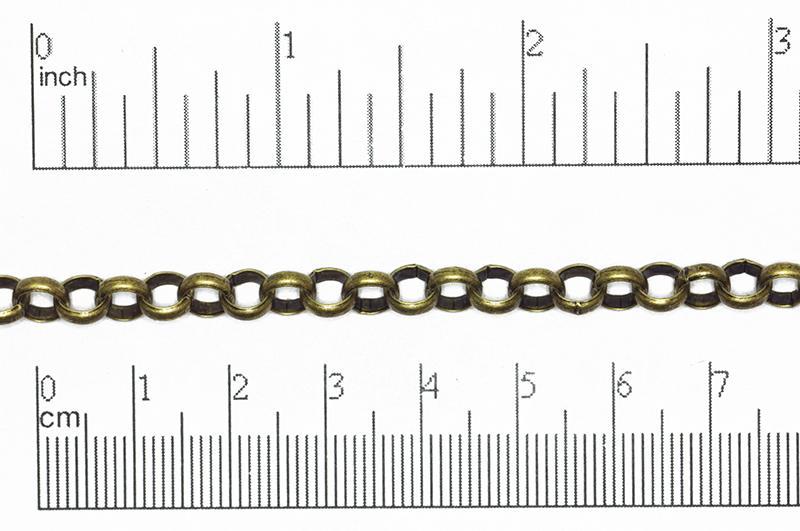 6mm Rolo Chain Sold by The Foot - CH 823