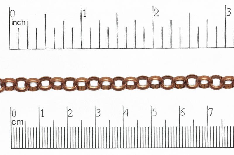 6mm Rolo Chain Sold by The Foot - CH 823