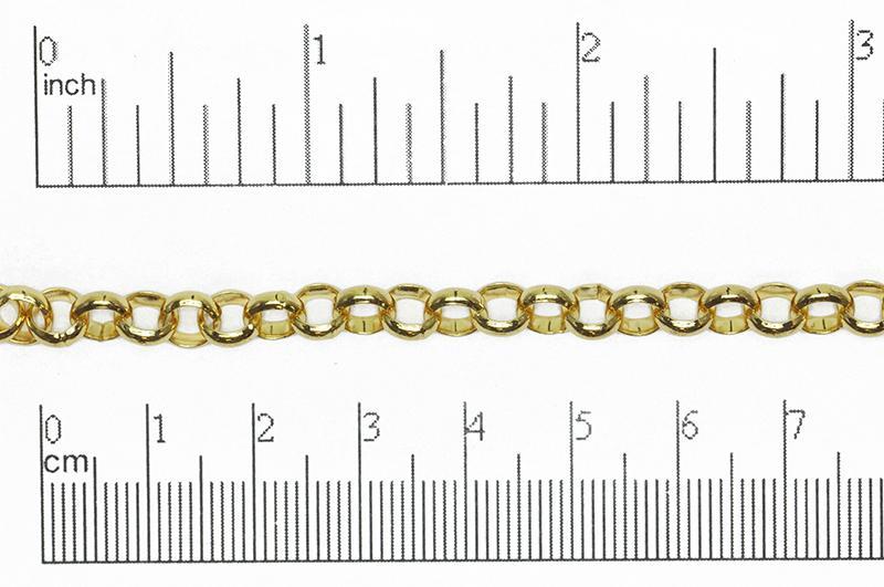6mm Rolo Chain Sold by The Foot - CH 823