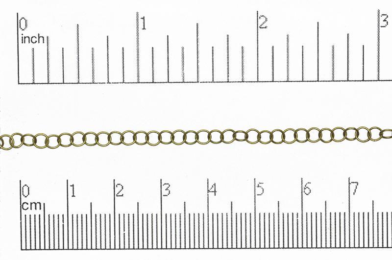 4.2mm x 4mm Fine Round Cable Chain Sold by The Foot - CH 844