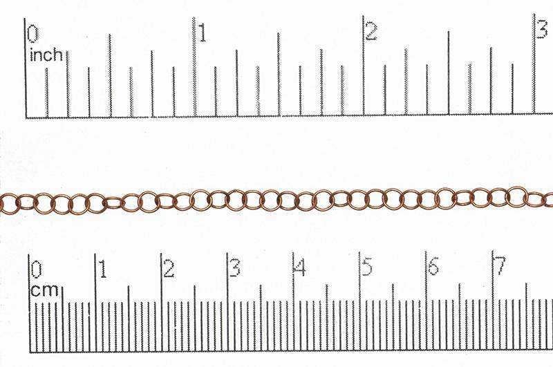 4.2mm x 4mm Fine Round Cable Chain Sold by The Foot - CH 844