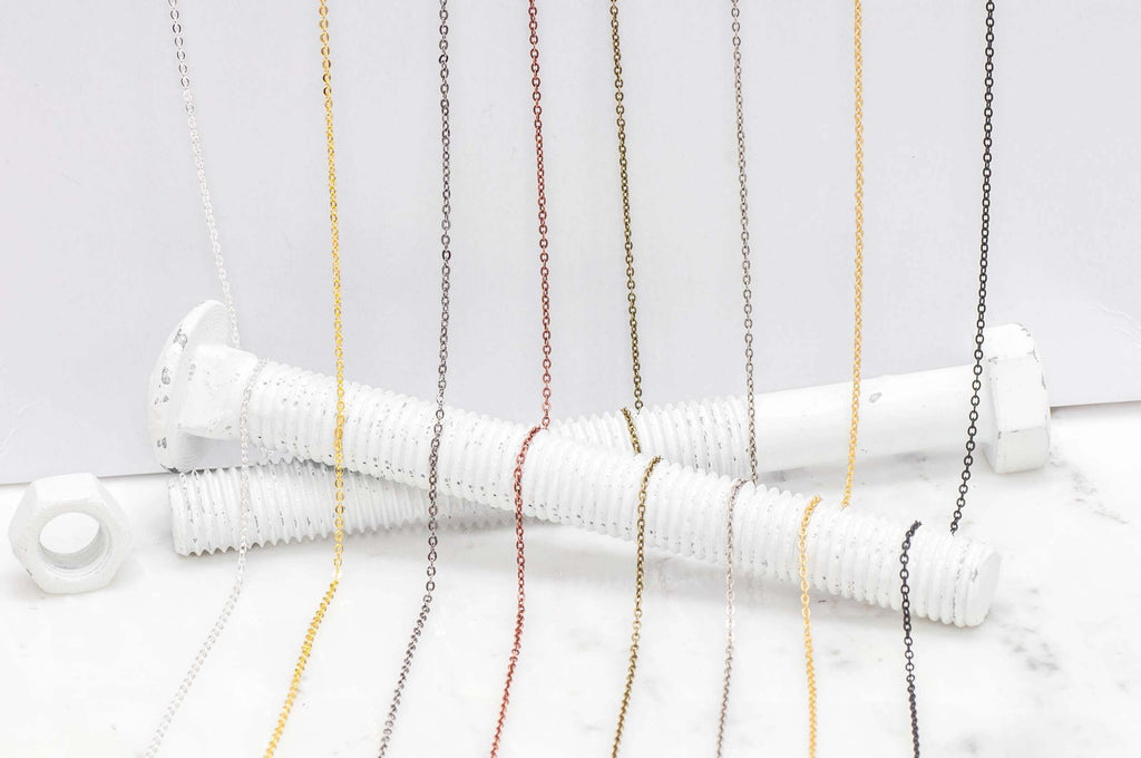 1.7mm Petite Cable Chain Sold by The Foot - CH 889