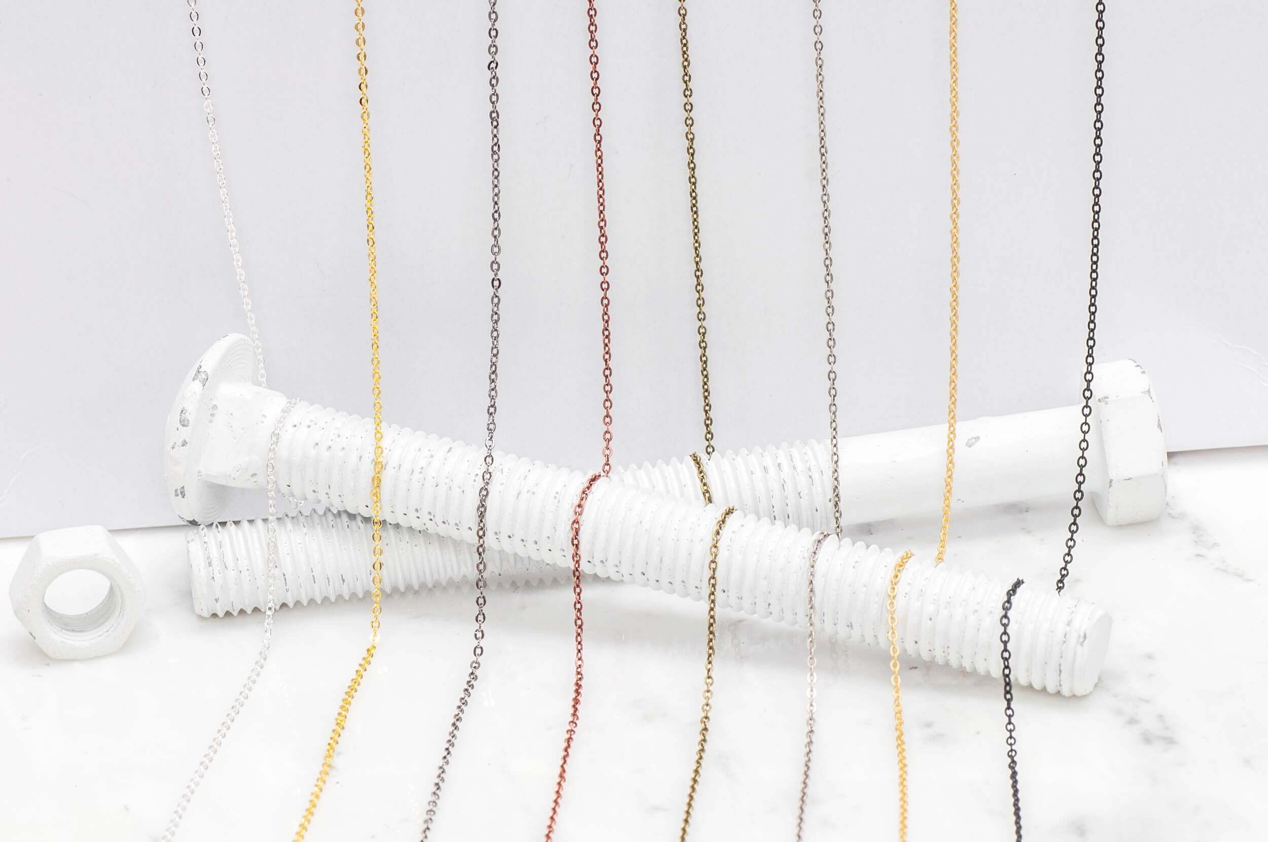 1.7mm Petite Cable Chain Sold by The Foot - CH 889