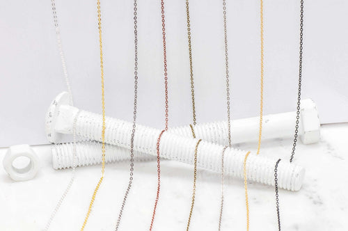 1.7mm Petite Cable Chain Sold by The Foot - CH 889