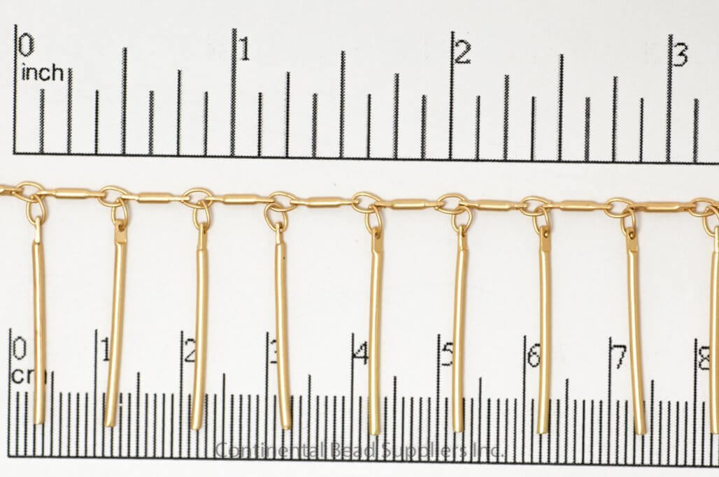 25mm Bar Drop Specialty Chain sold by the Foot - CH 899