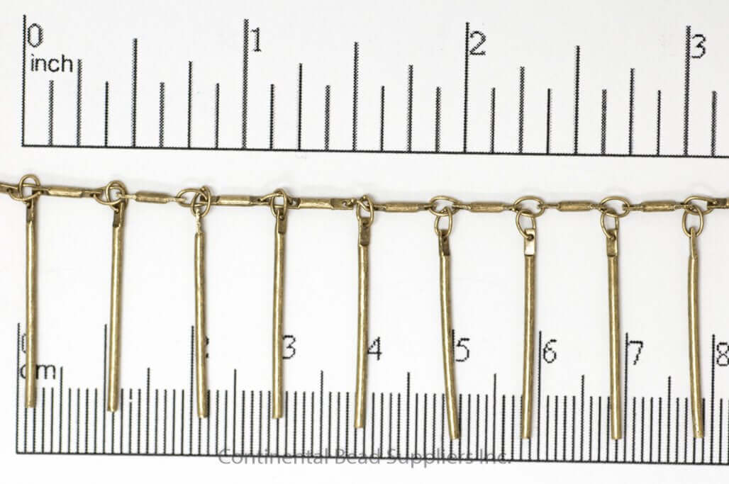 25mm Bar Drop Specialty Chain sold by the Foot - CH 899