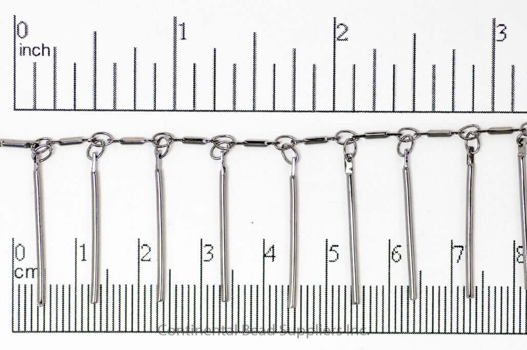 25mm Bar Drop Specialty Chain sold by the Foot - CH 899