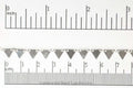 7.25mm Solid Triangle Pennant Drop Specialty Chain Sold by The Foot - CH 904