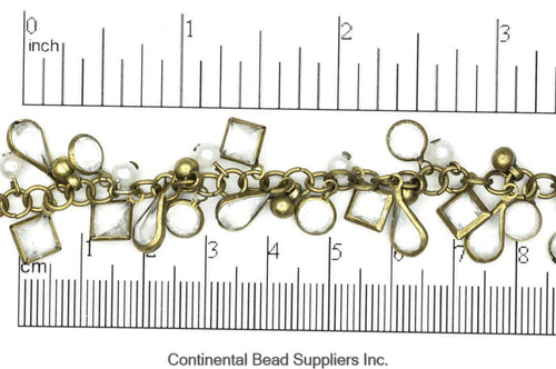 14mm Bauble Jewel Cable Specialty Chain Sold by The Foot - CH 906