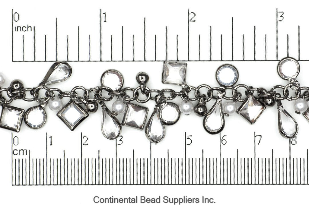 14mm Bauble Jewel Cable Specialty Chain Sold by The Foot - CH 906