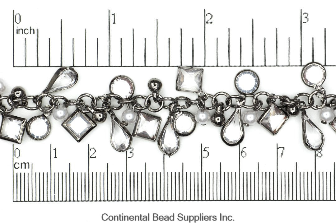 14mm Bauble Jewel Cable Specialty Chain Sold by The Foot - CH 906