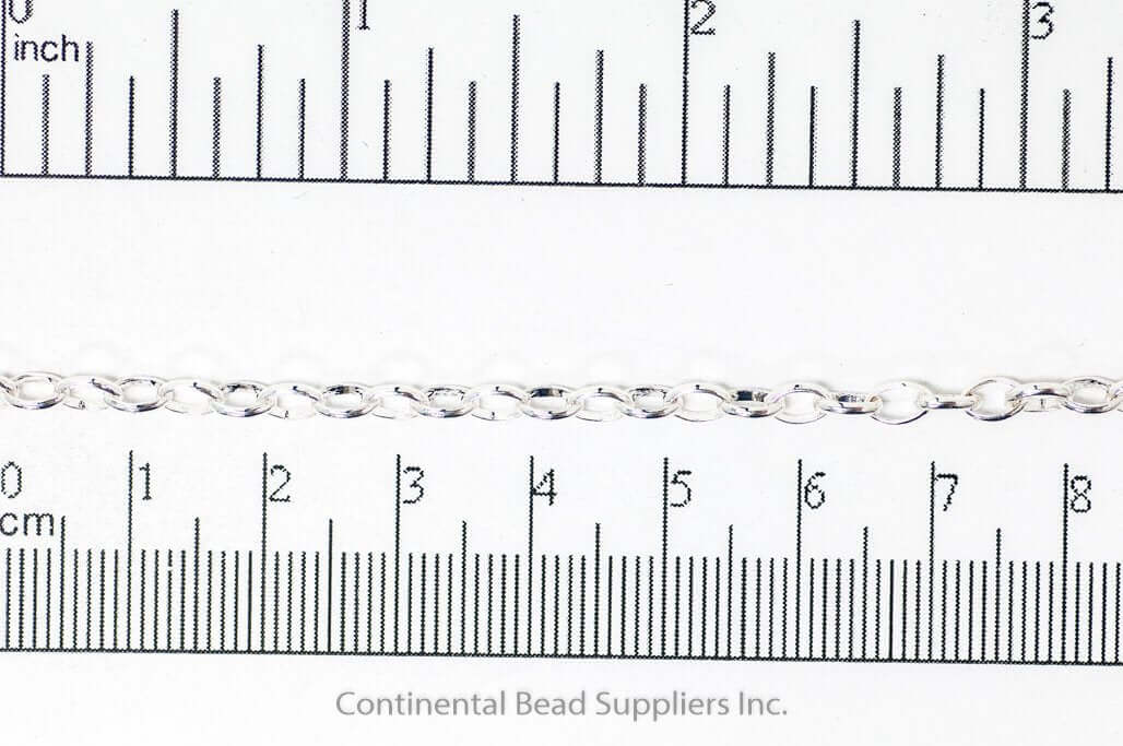 Oval Rolo or Belcher Chain - Medium Size 3.5mm x 5.5mm - Available in Multiple Colors - Sold by the Foot - CH 912