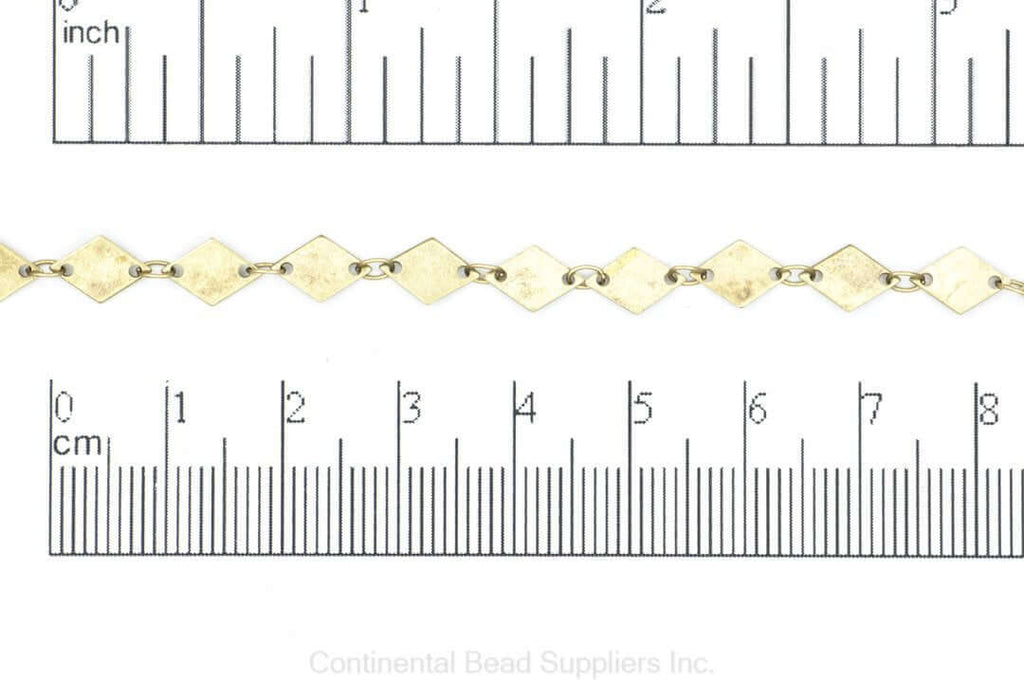 2mm x5mm Diamond Specialty Chain Sold by The Foot - CH 925