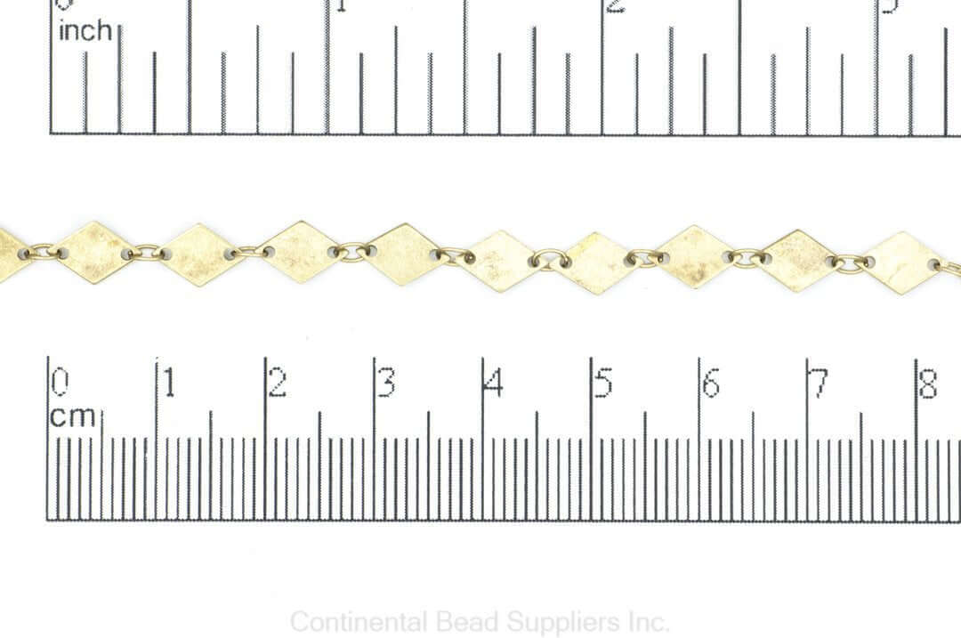 2mm x5mm Diamond Specialty Chain Sold by The Foot - CH 925